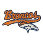 Denver Broncos Vintage Letter Logo Embroidered Patch