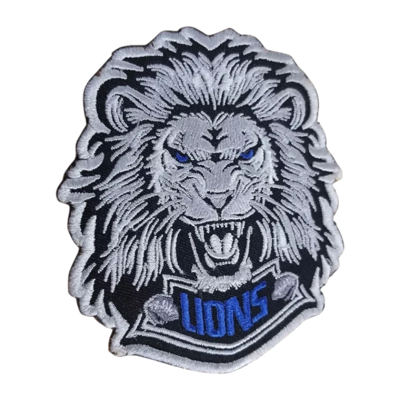 Detroit Lions Fierce Lions Head Patch