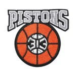 Detroit Pistons Vintage Logo Embroidered Patch