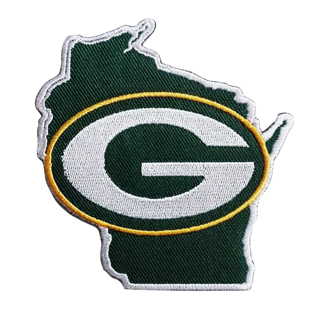 Green Bay Packers Wisconsin State Logo Patch