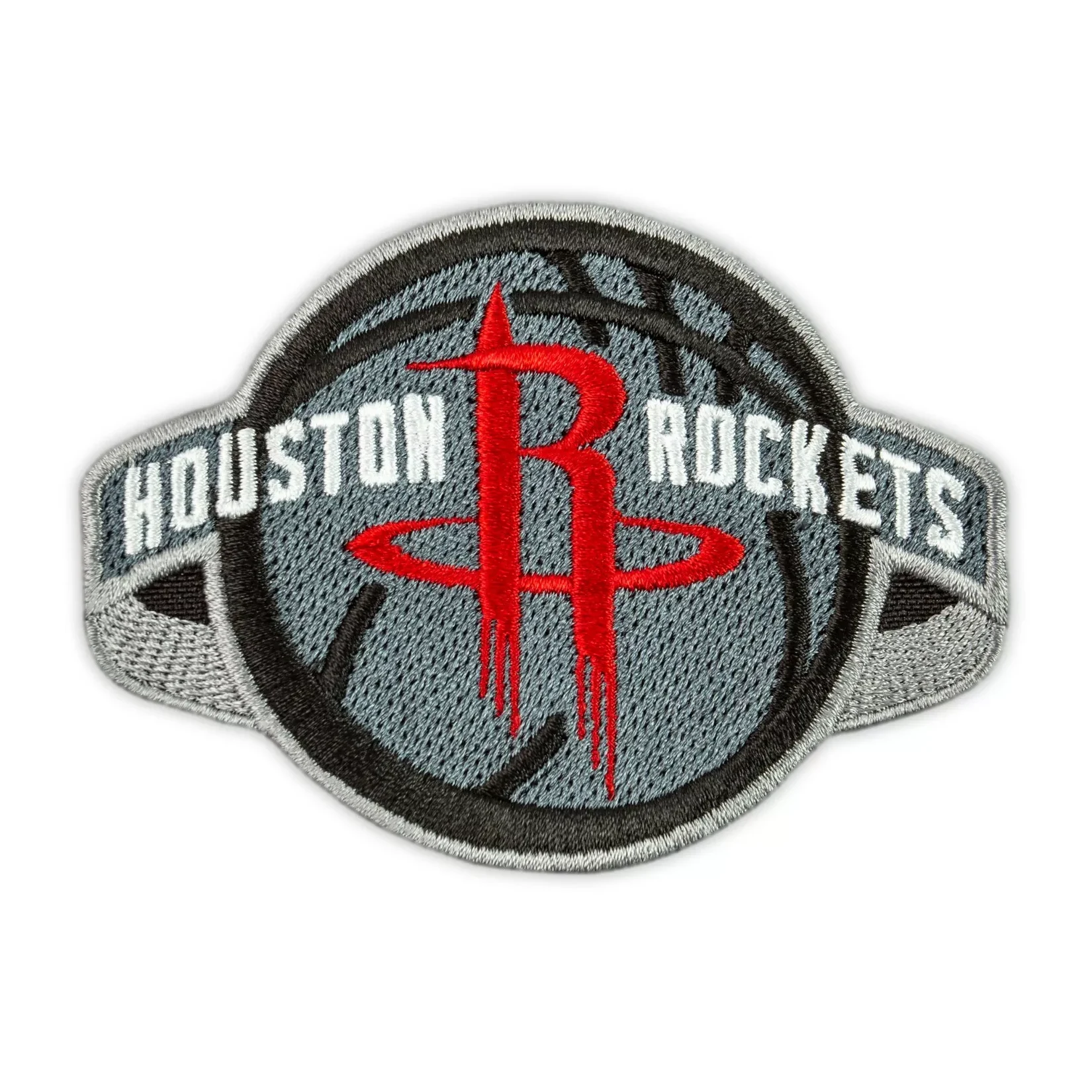 Houston Rockets gray round patch