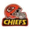 Kansas City Chiefs helmet KC logo patch