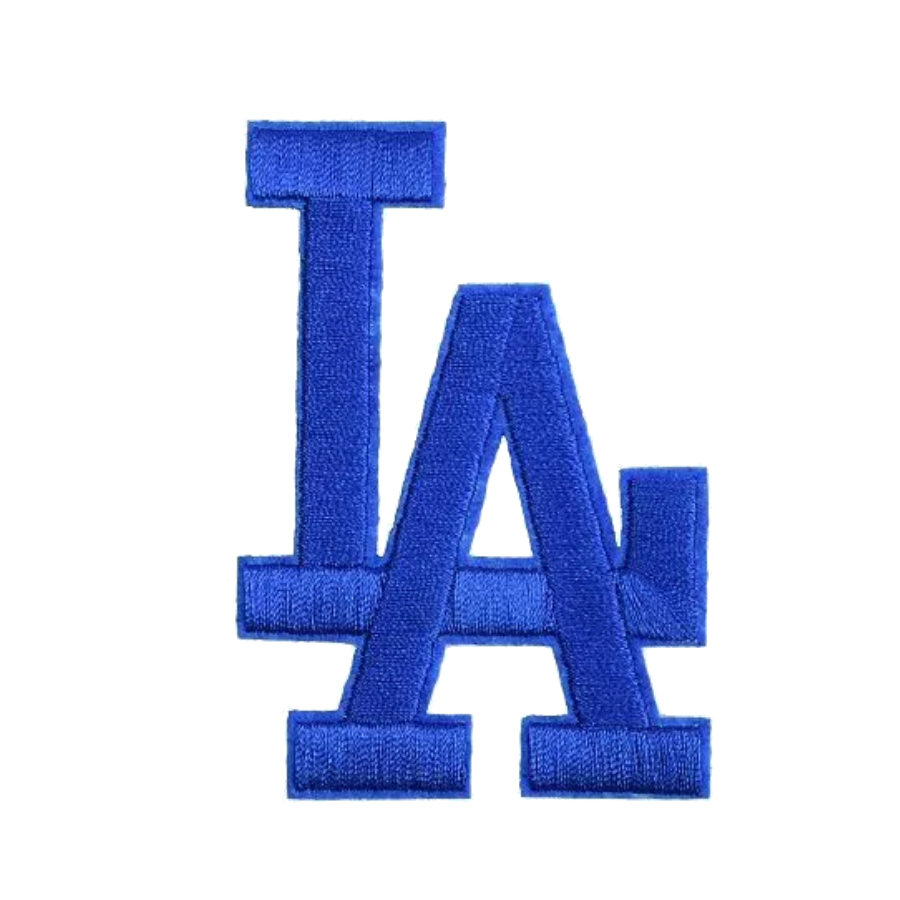 Los Angeles Dodgers "LA" Logo Embroidered Iron-on Patch