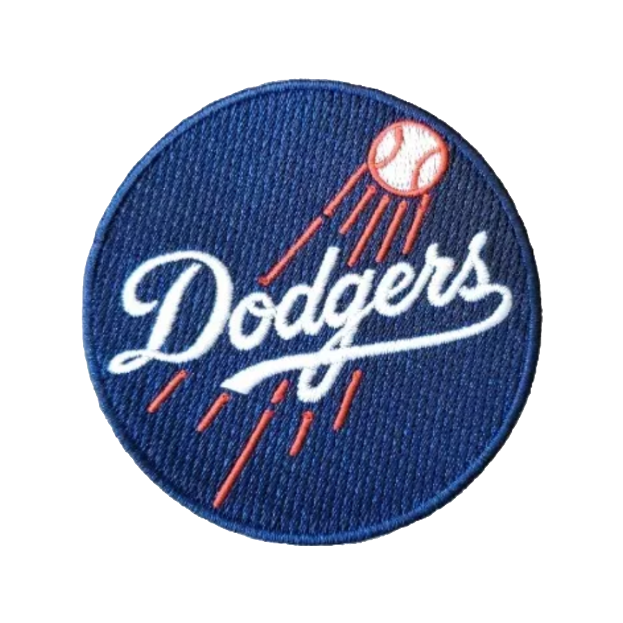 LA Dodgers round Embroidered patch