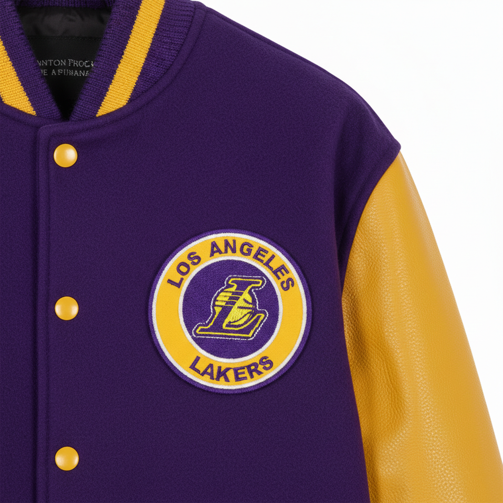 Los angeles lakers round logo jacket patch