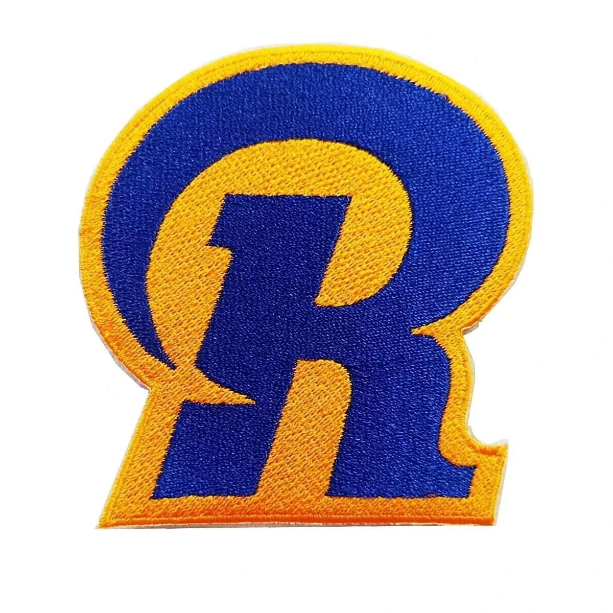 thumbnail image 2 of Los Angeles Rams 3.5 Inch Blue Iron On Embroidered Patch - Official Team Colors 2 of 6