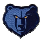 Memphis Grizzlies Bear Head Embroidered Patch