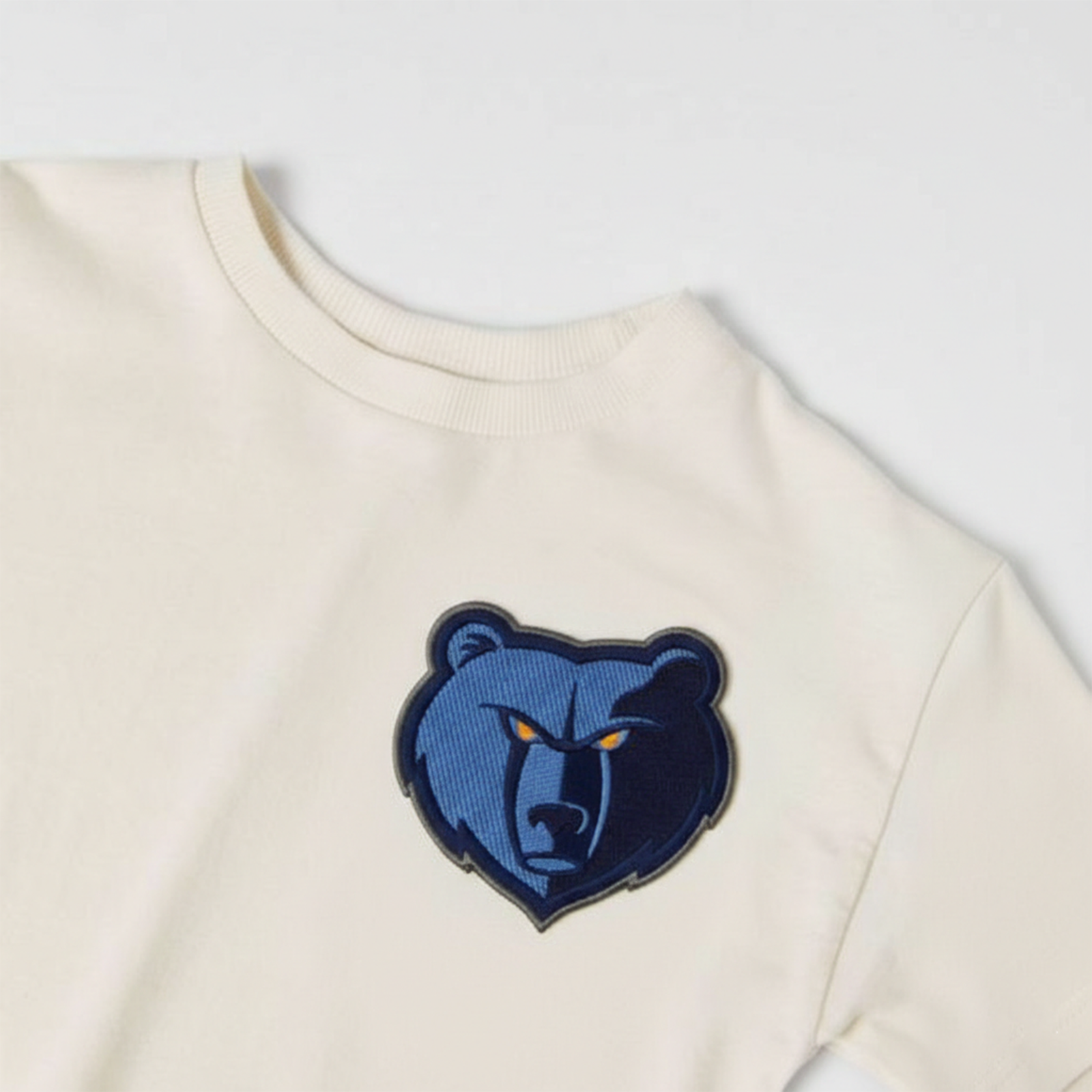 Memphis grizzlies bear head shirt patch