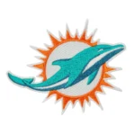 Miami Dolphins Retro Jumping Dolphin Patch