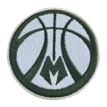 Milwaukee Bucks Round Basketball Embroidered Patch