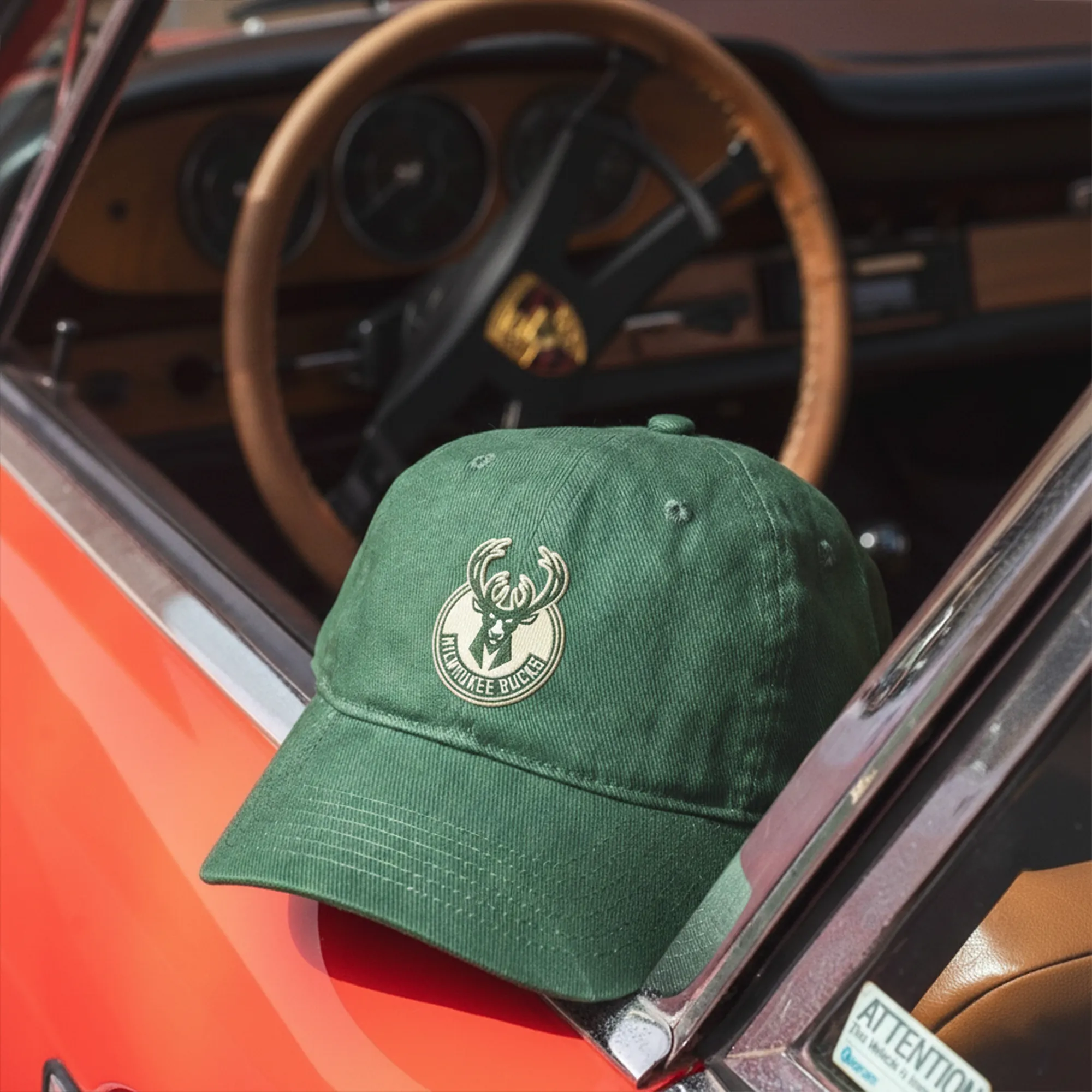 Milwaukee bucks official team logo cap patch