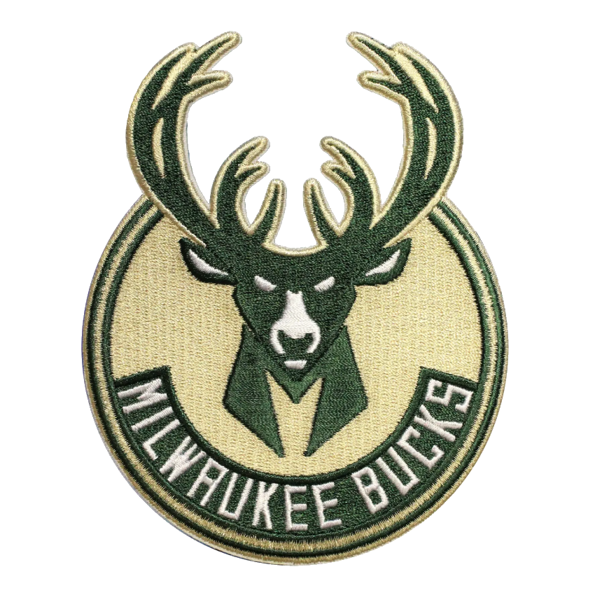 Milwaukee Bucks Official Team Logo Embroidered Patch