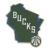 Milwaukee Bucks Wisconsin State Logo Patch
