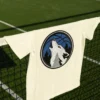 Minnesota timberwolves vintage logo shirt patch
