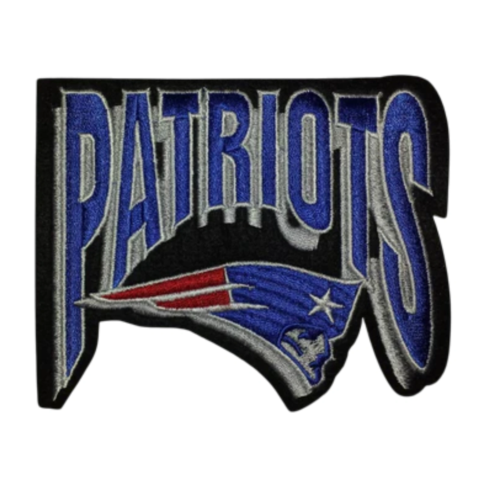 New England Patriots Script Embroidered Patch