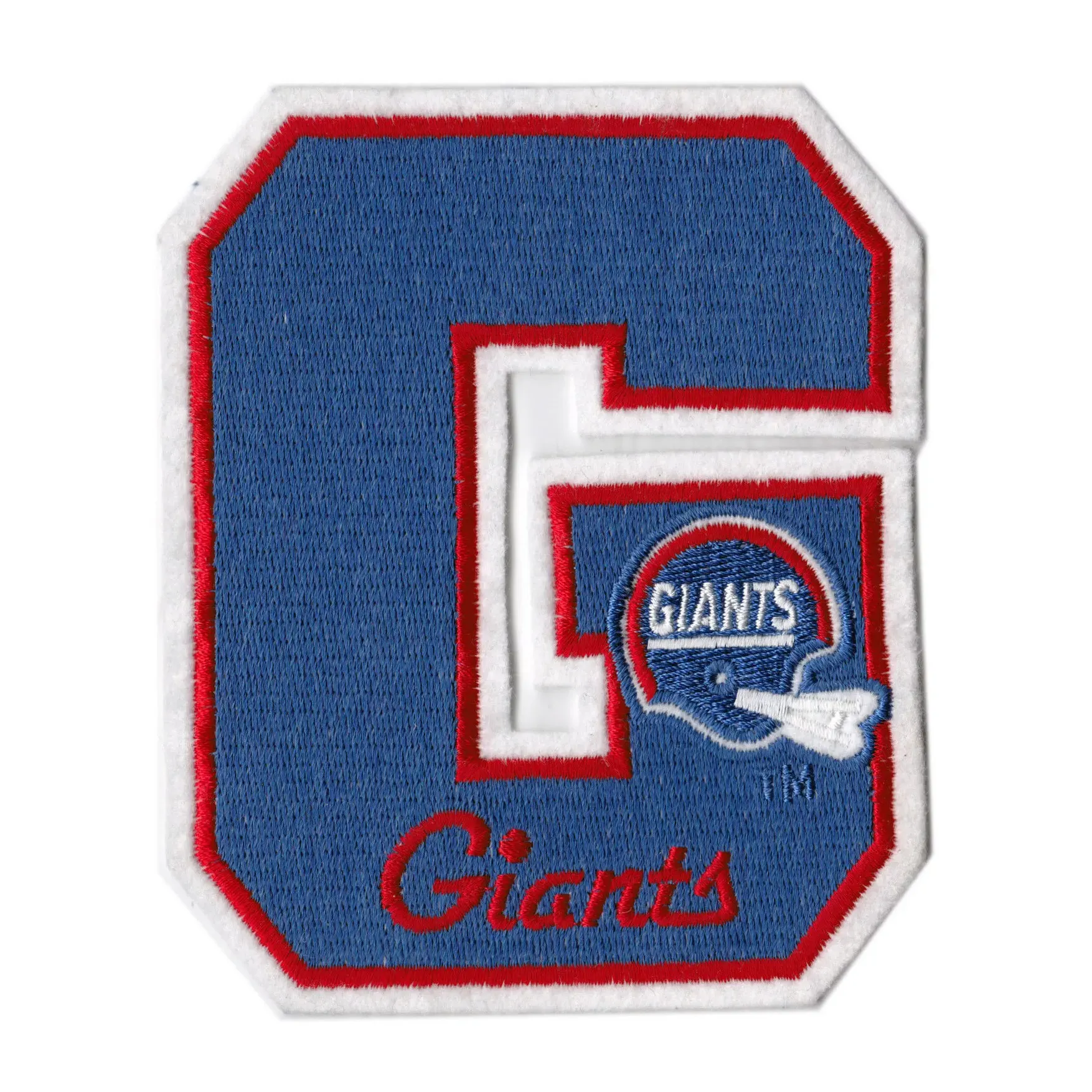 New York Giants "G" Helmet Patch