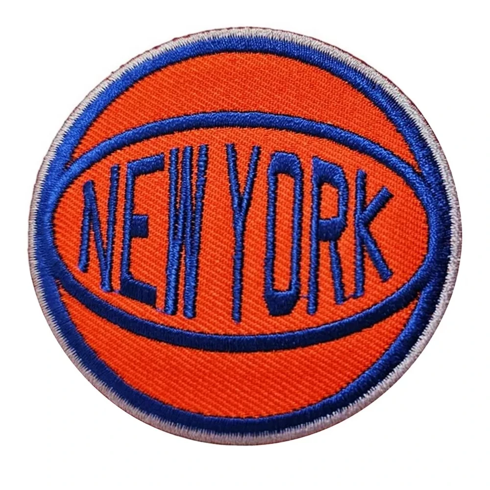 New York Knicks round wordmark patch