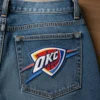 Oklahoma city thunder logo denim jeans patch