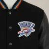 Oklahoma city thunder primary logo jacket patch