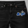 Orlando magic hardwood classic denim jeans patch