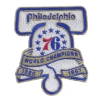 Philadelphia 76ers World Champions Embroidered Patch