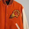 Phoenix sun primary team logo orange iron-on jacket patch