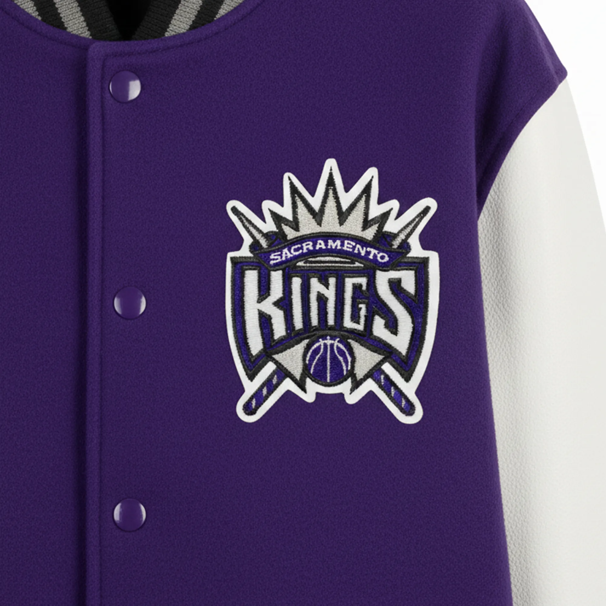 Sacramento kings primary team logo jacket patch