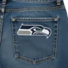 Seattle Seahawks Eagle Head Team Logo denim jeans patch