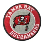 Tampa Bay Buccaneers Round Team Logo Embroidered Patch