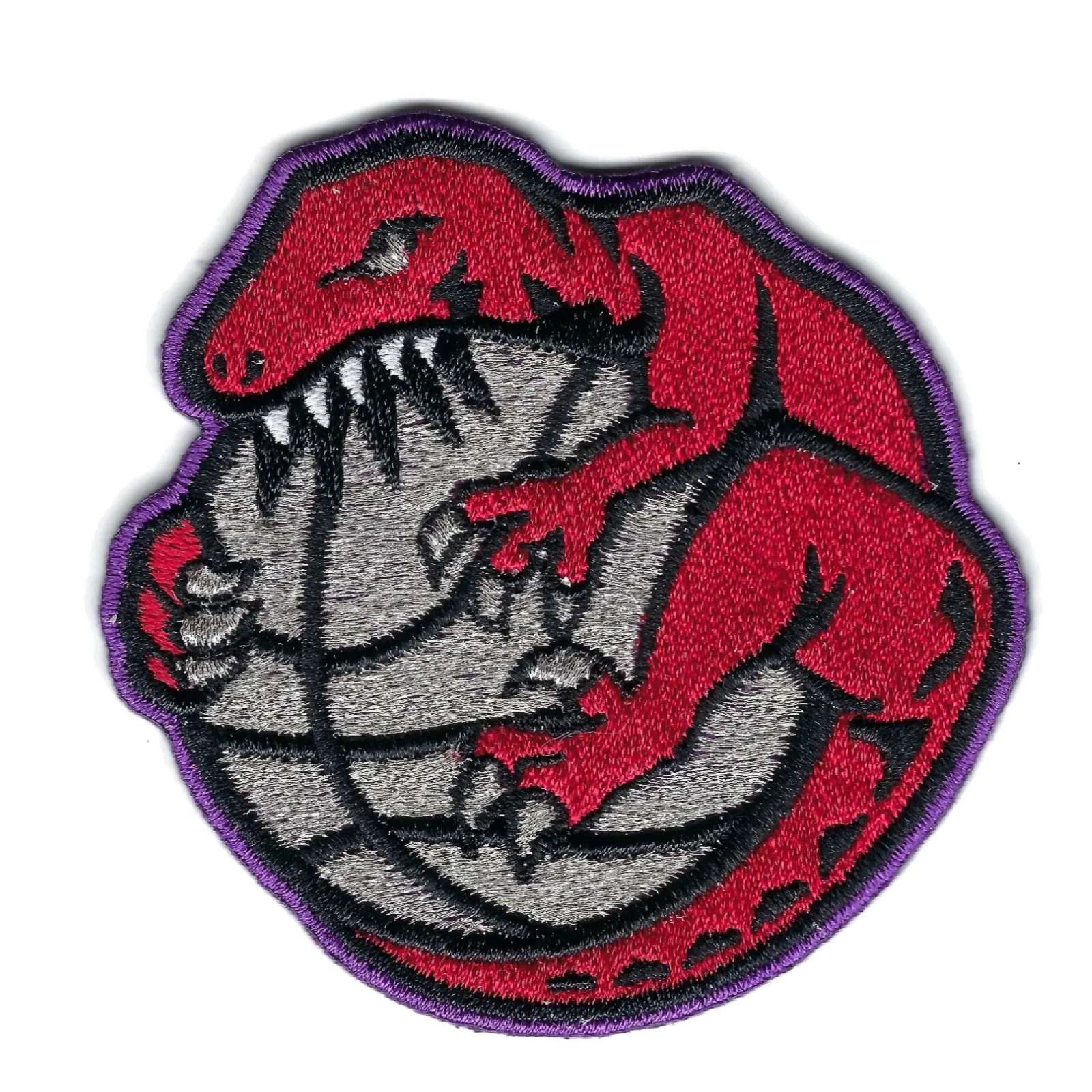 Toronto Raptors Dino Bite Basketball Embroidered Patch