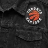 Toronto raptors round logo jacket patch