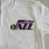 Utah jazz vintage logo shirt patch