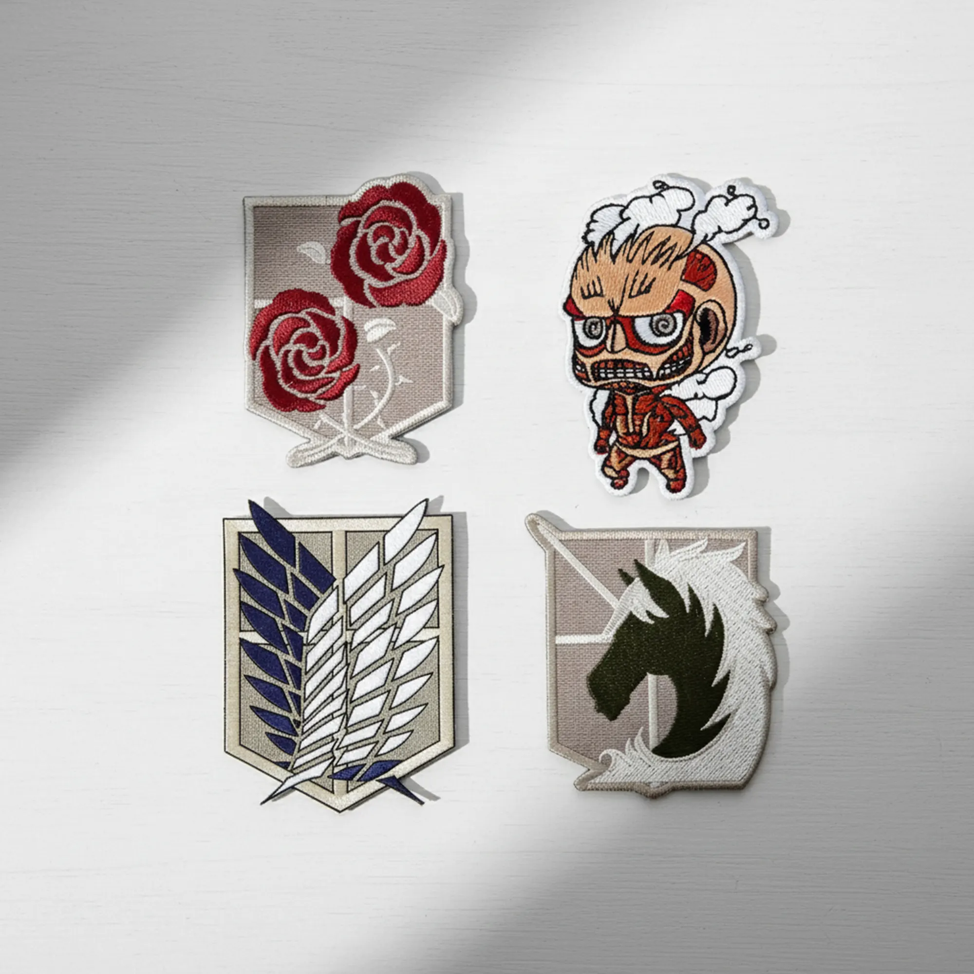 Attack on Titan Patches Set
