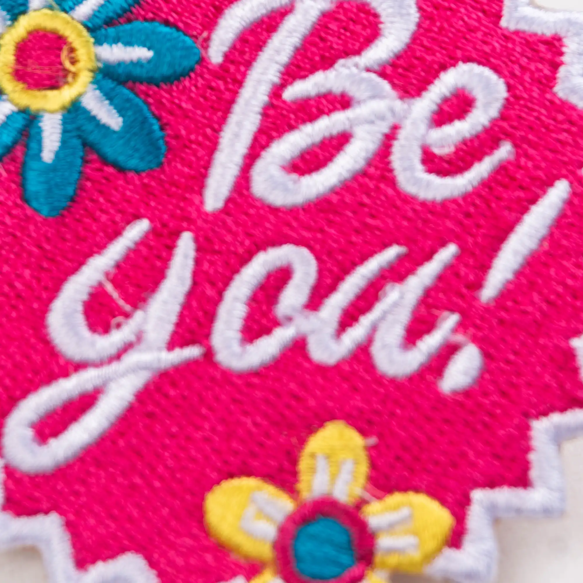 Barbie "Be You" Pink Logo Patch