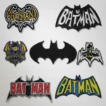 Batman Embroidered Patches Complete Set