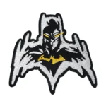 Batman Monochrome Graphic Logo Embroidered Patch