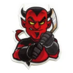 New Jersey Devils Foto Mascot Embroidered Patch