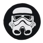 Star Wars Stormtrooper Helmet Embroidered Patch
