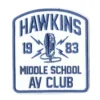 Hawkins Middle School AV Club Patch