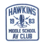 Stranger Things 1983 Hawkins Middle School AV Club Patch