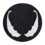 Venom Classic Symbiote Eyes Round Embroidered Patch