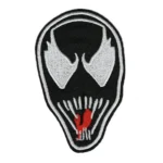 Venom Head Marvel Comics Logo Embroidered Patch