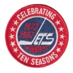 Winnipeg Jets Vintage 10th Season Patch (1972-1982)