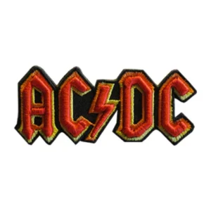 AC/DC 3D Wordmark Logo Patch