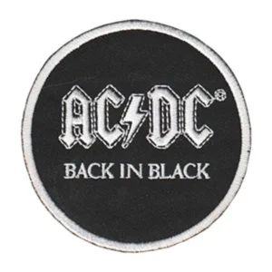 AC/DC Back in Black Patch
