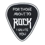 AC/DC "For Those About to Rock" Guitar Pick Patch