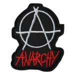 Anarchy Symbol Red/White Morale Patch