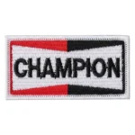 Champion Spark Plugs Vintage Logo Patch