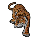 Attacking Bengal Tiger Embroidered Patch