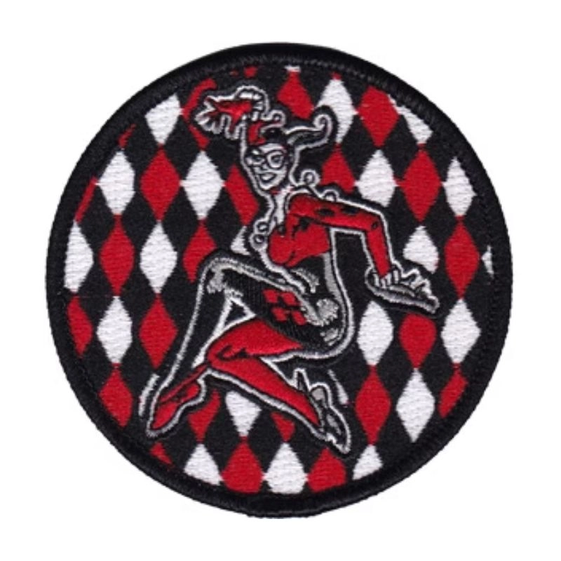 Harley Quinn Jester Round Patch